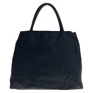 Prada Tessuto Triangle Plate Black Logo Nylon Bag Tote